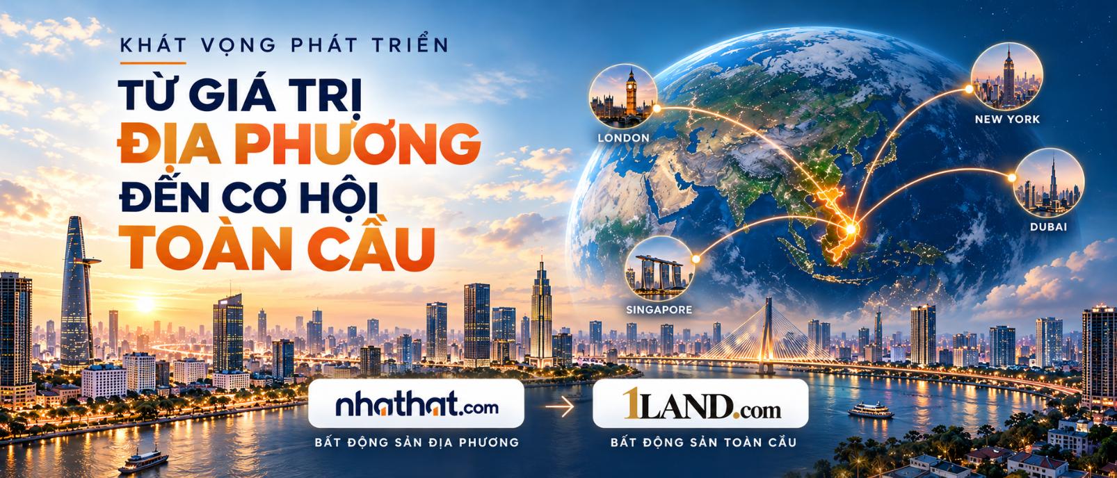 Từ bất động sản địa phương đến bất động sả toàn cầu
